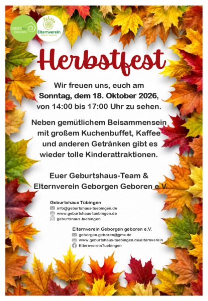 Einladung Herbstfest
